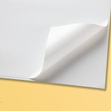 MGX White Vinyl Sheets - 6mil, Repositionable Adhesive