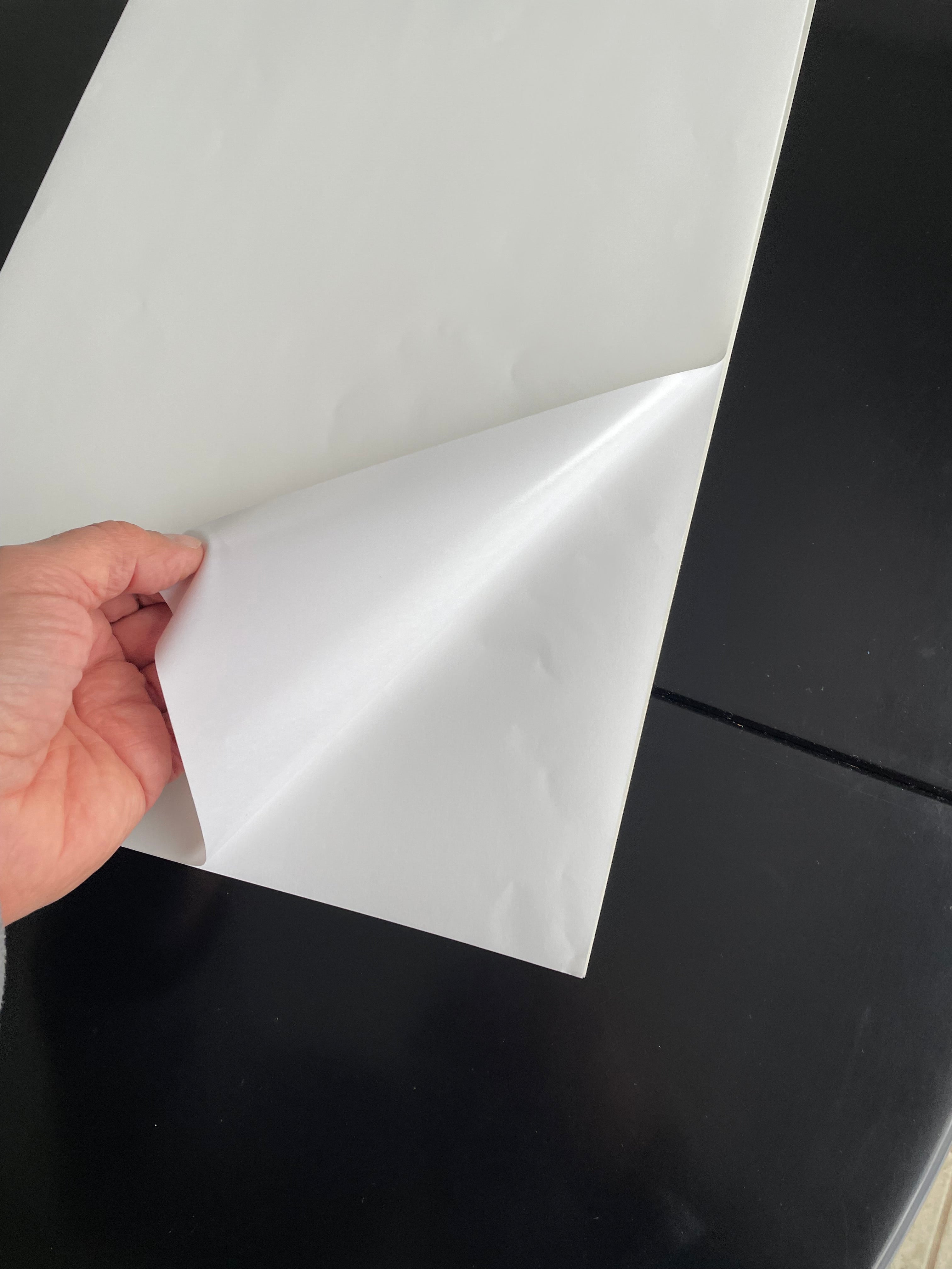 woven fabric repo without liner splits