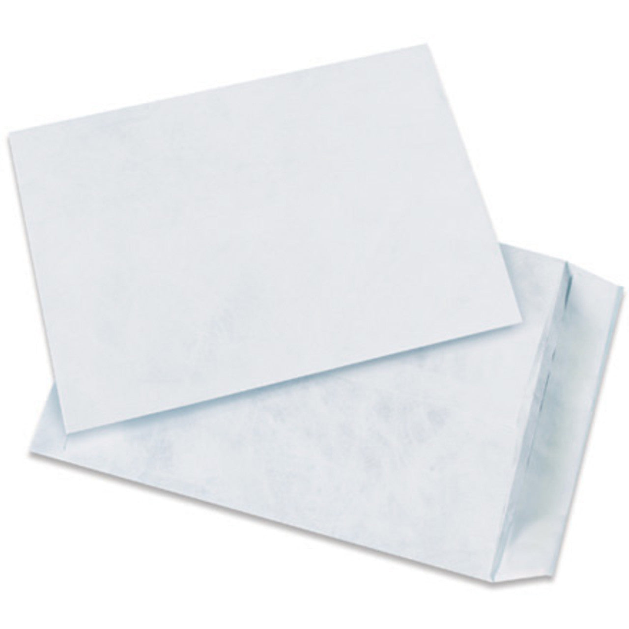 Tyvek Envelopes - 14# White / Open End - Zip Stick Closure